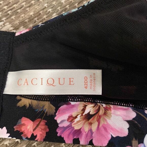 Cacique bra size 42DD lightly lined Balconette bra - Picture 4 of 8